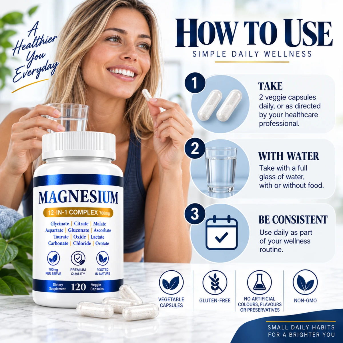 GlowBelly Magnesium 12-in-1 Complex, image 5