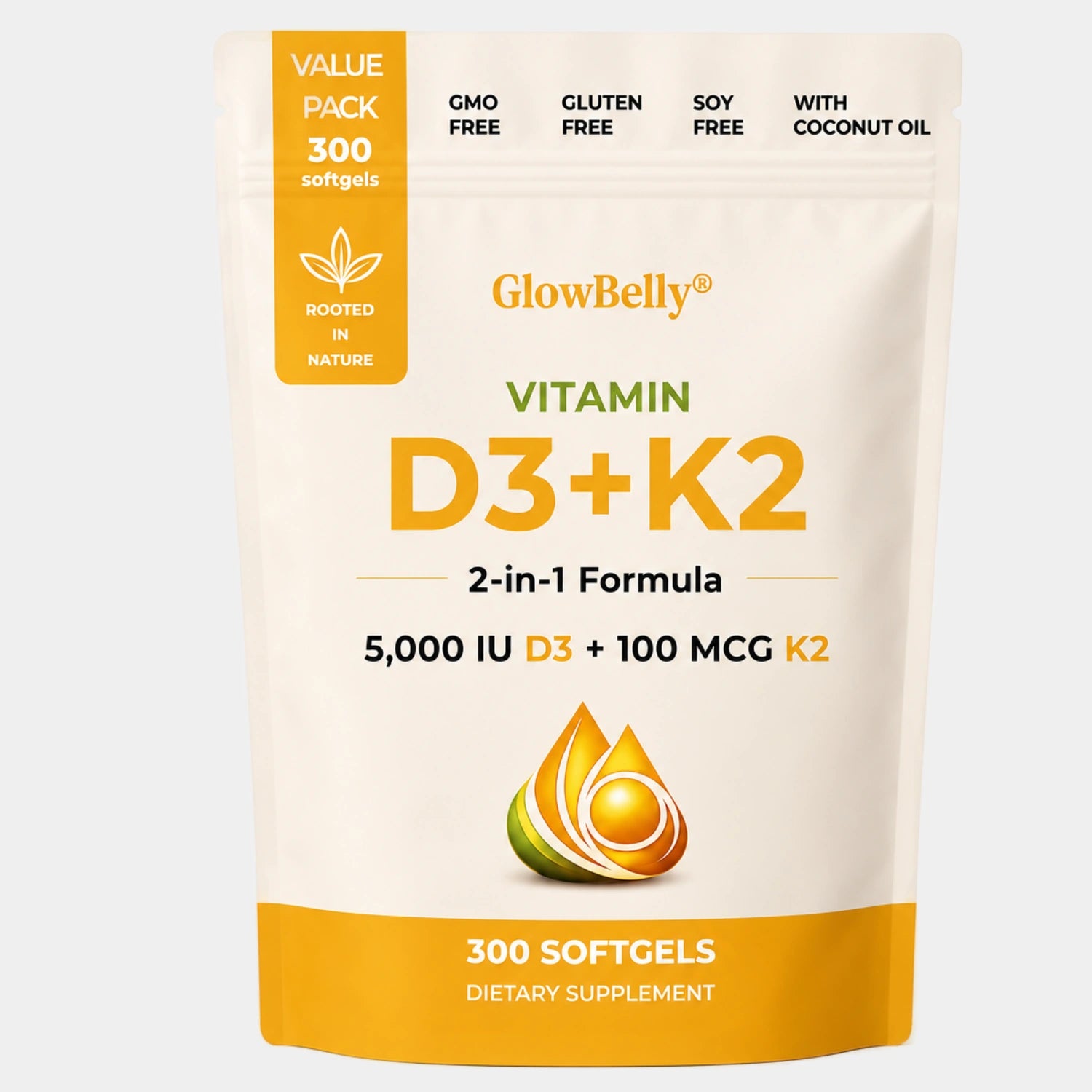 Vitamin D3 + K2