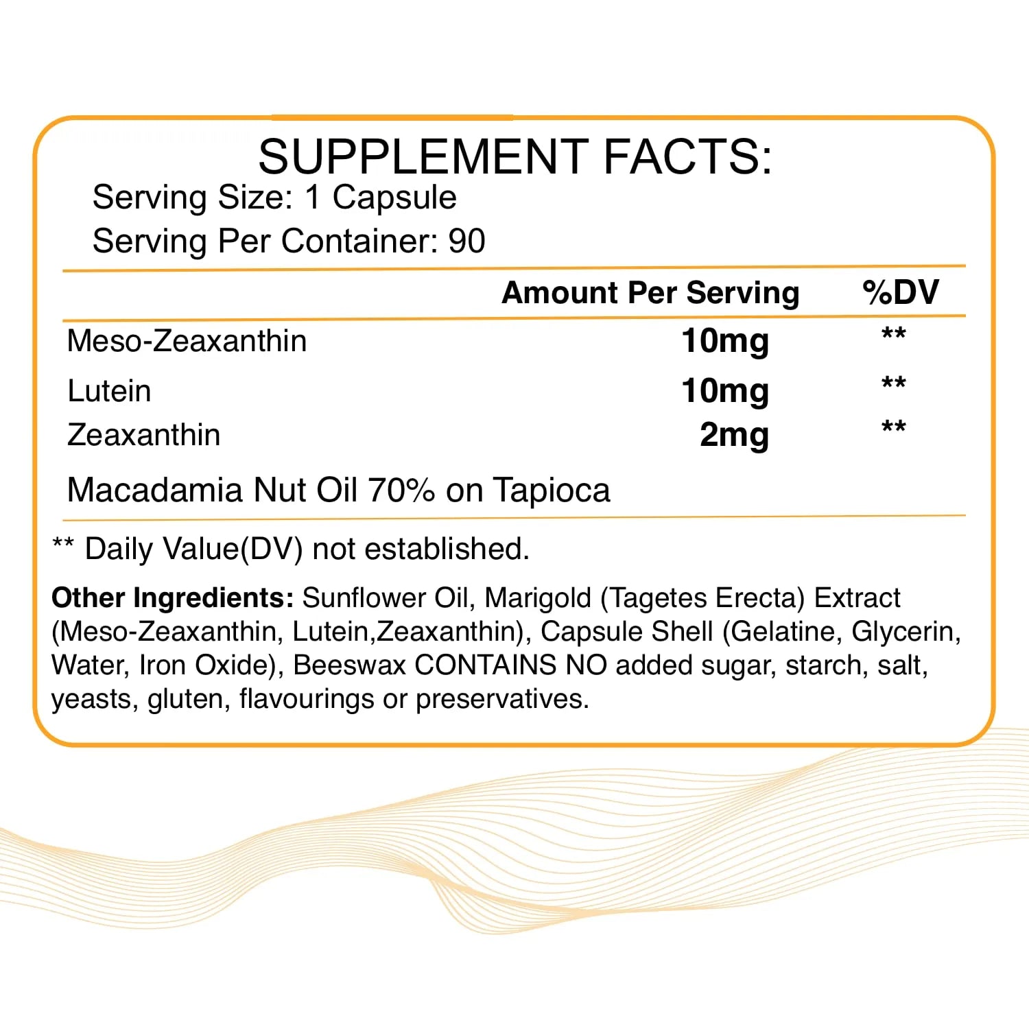 Lutein, Zeaxanthin & Meso-Zeaxanthin
