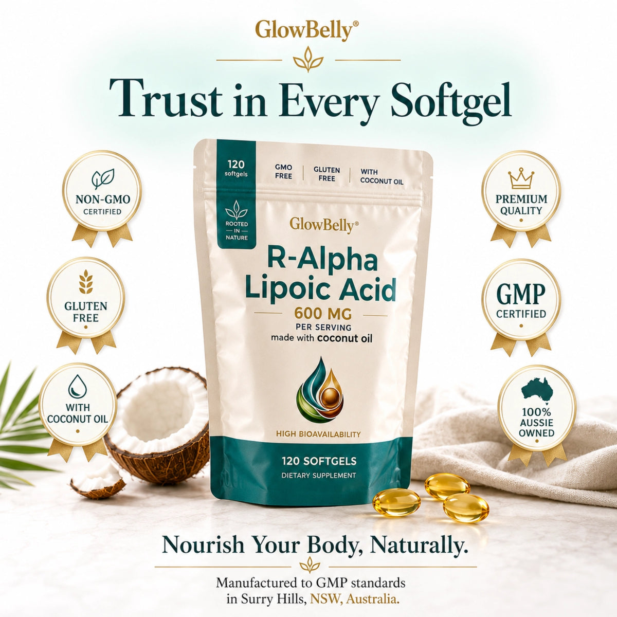 R-Alpha Lipoic Acid Softgels