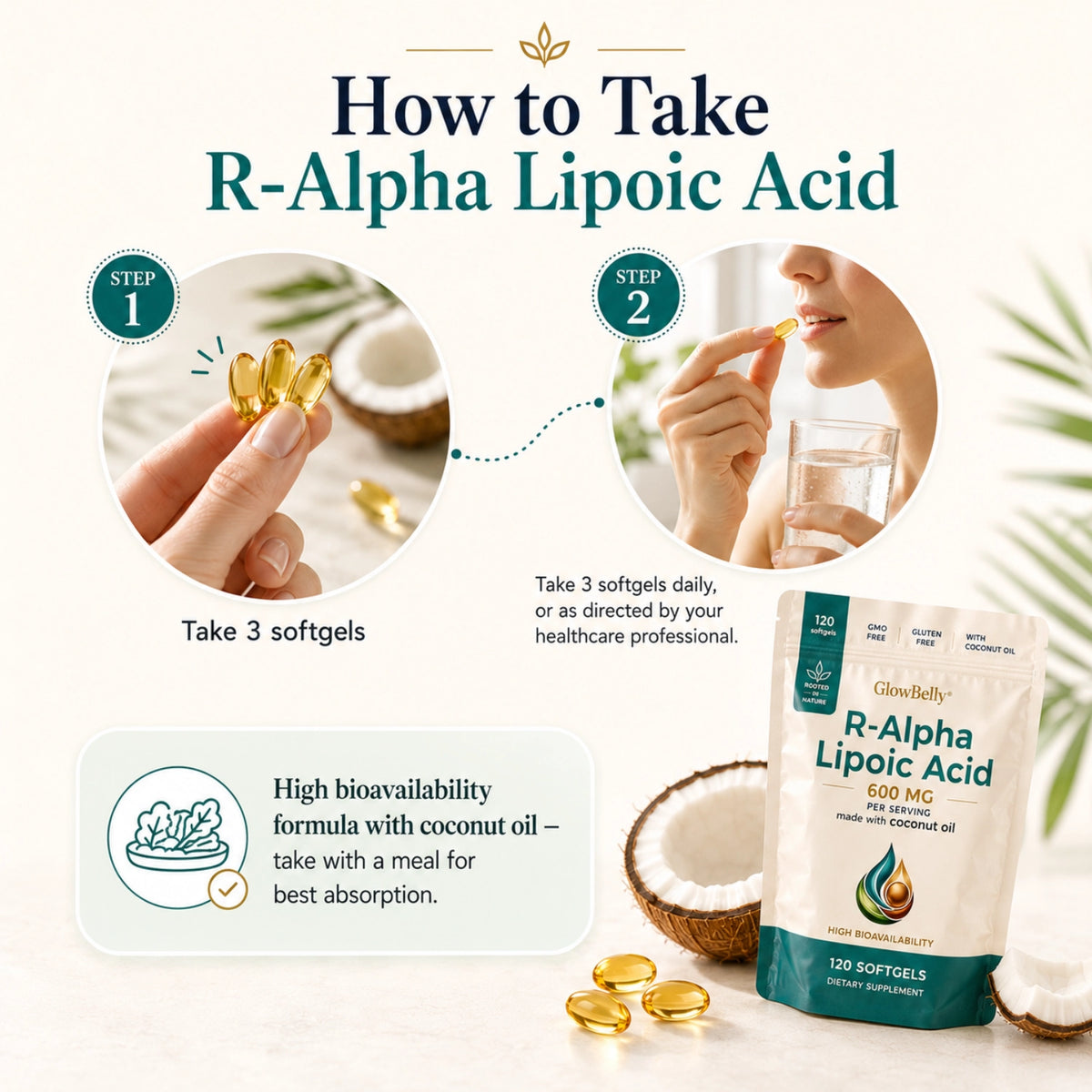 R-Alpha Lipoic Acid Softgels