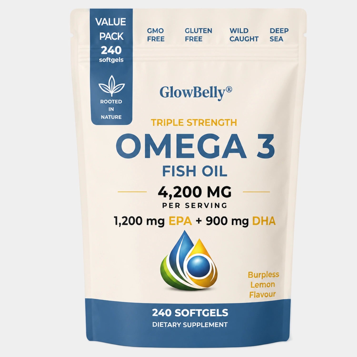 Omega-3 Fish Oil Triple Strength 240 Count