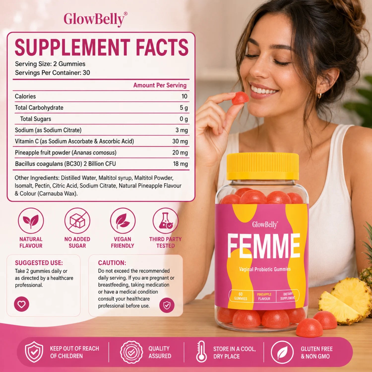 FEMME - Women's Vaginal Probiotic Gummies