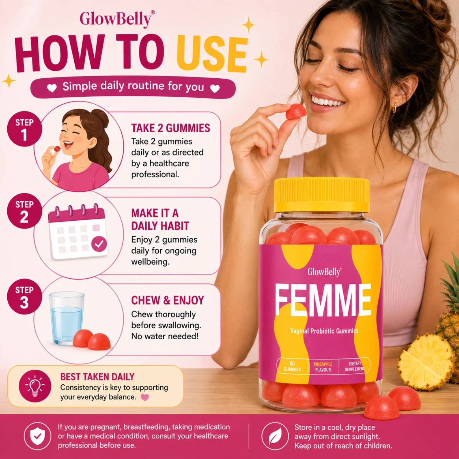 FEMME - Women's Vaginal Probiotic Gummies