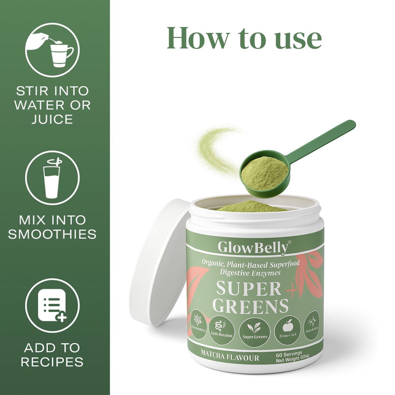 Super Daily Greens Matcha Flavour