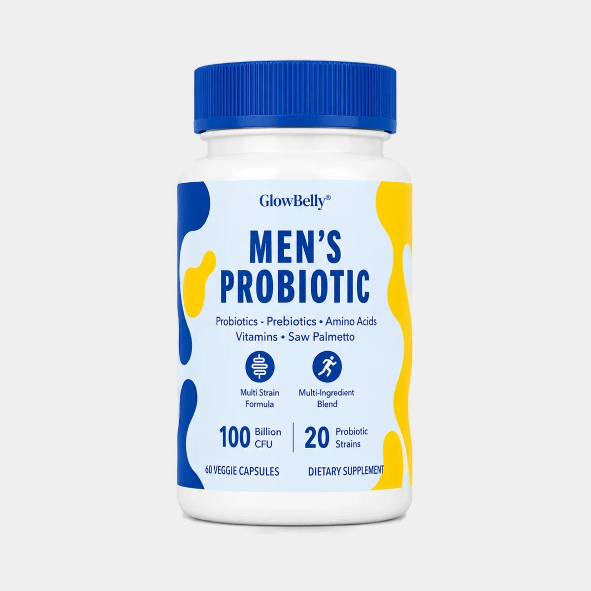 GlowBelly Men's Probiotic 100B CFU
