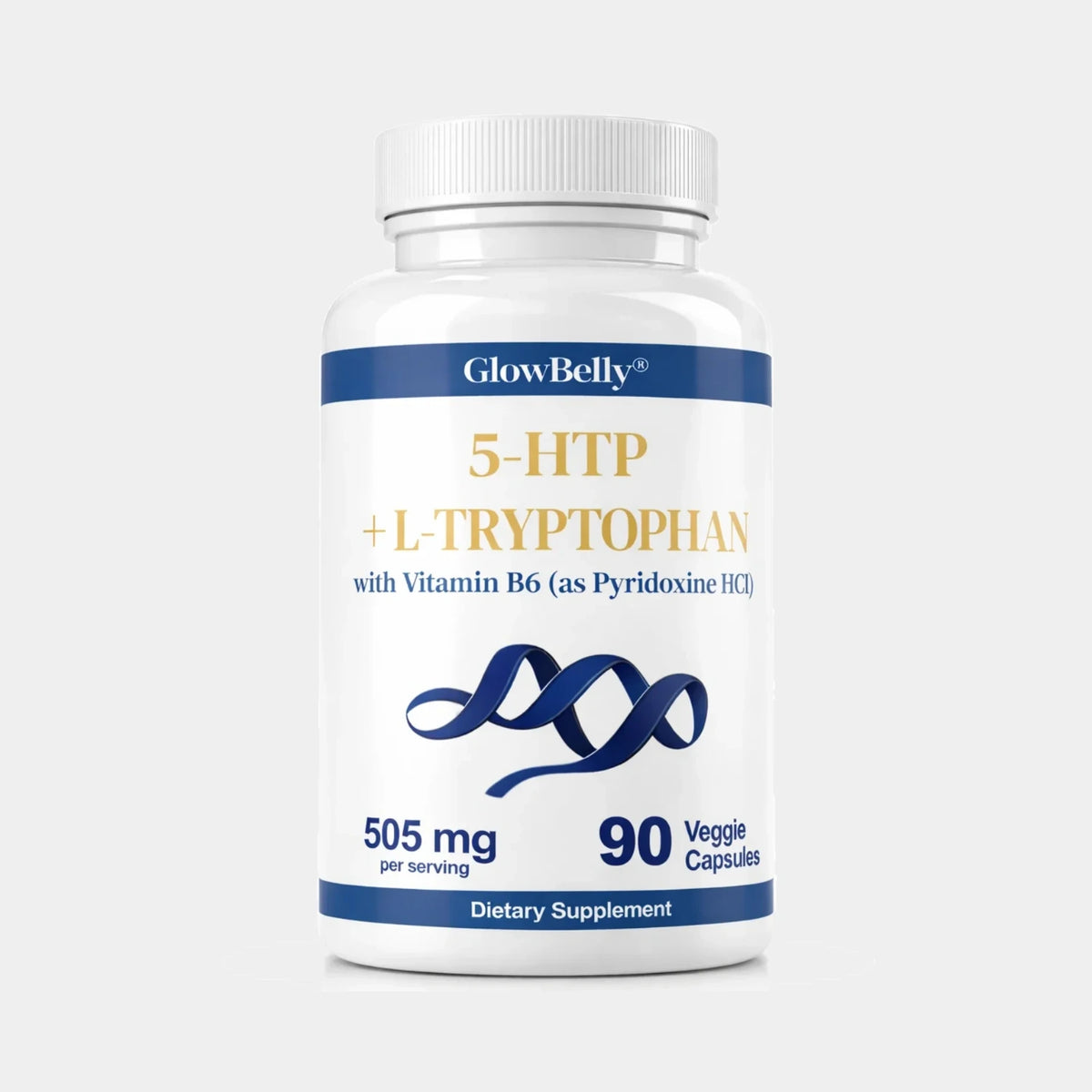 GlowBelly 5-HTP + L-Tryptophan + Vitamin B6