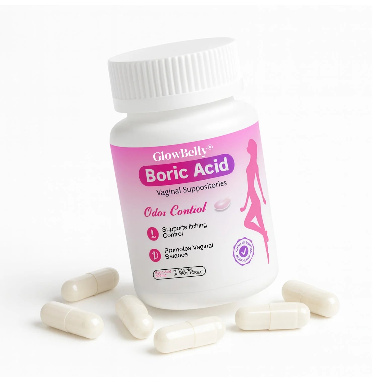 Boric Acid Vaginal Suppositories