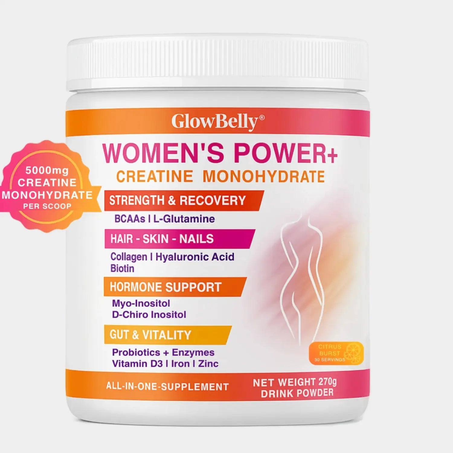 Power+ Women’s Wellness Blend | Creatine Monohydrate