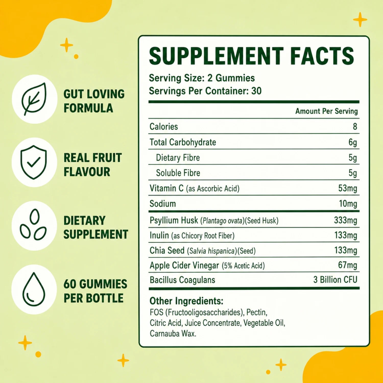 Fibre & Probiotic Gummy