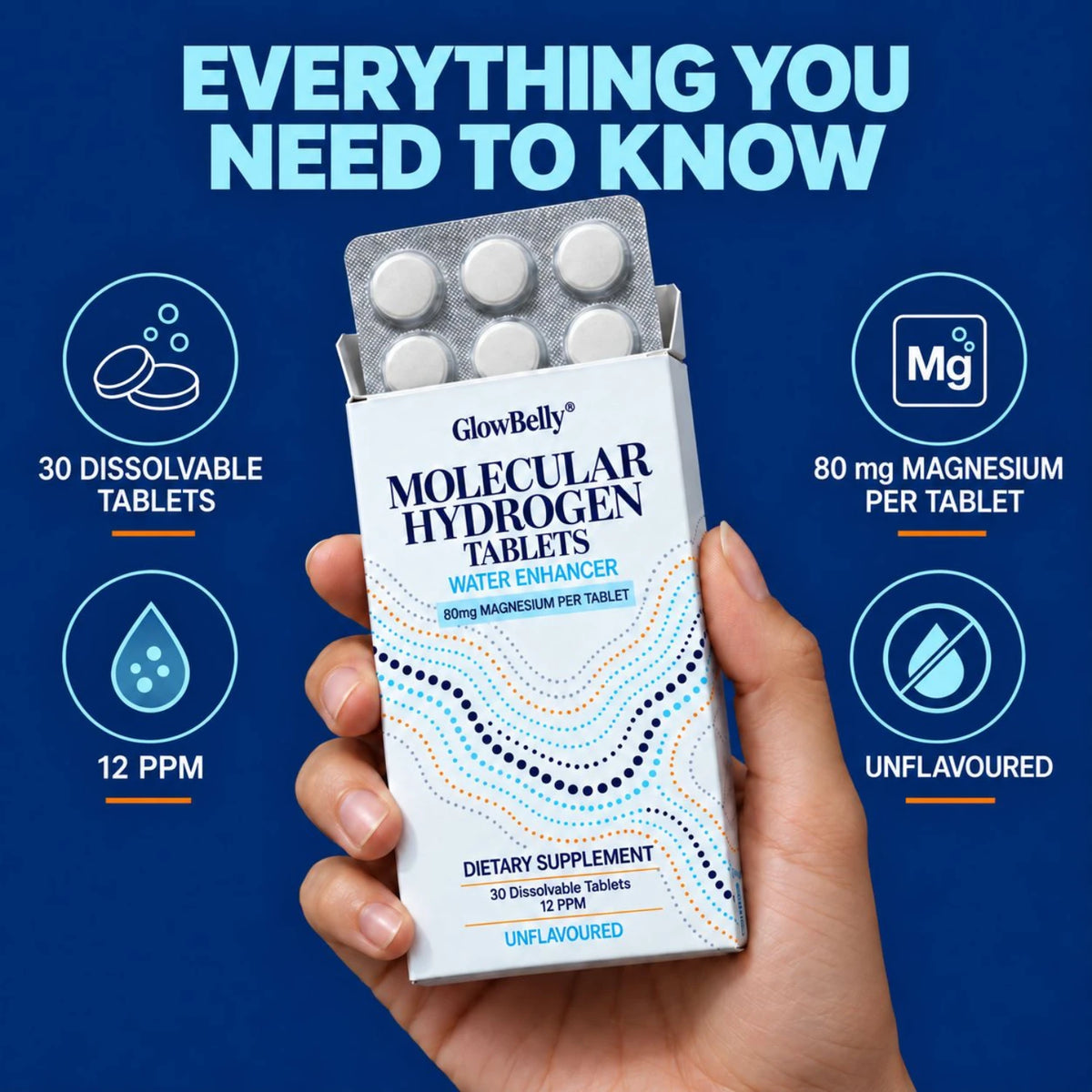 Molecular Hydrogen Tablets - Unflavoured