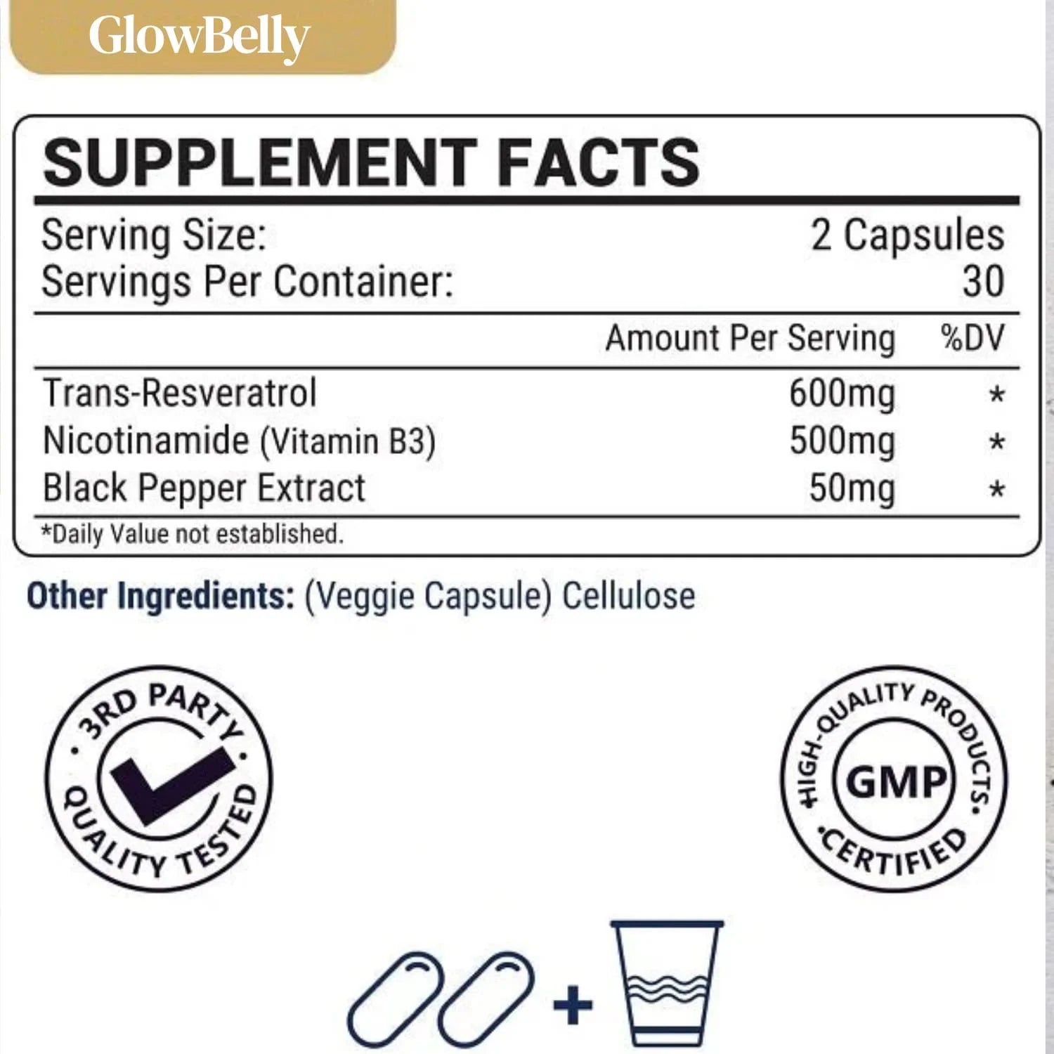NMN + Trans-Resveratrol 1100mg