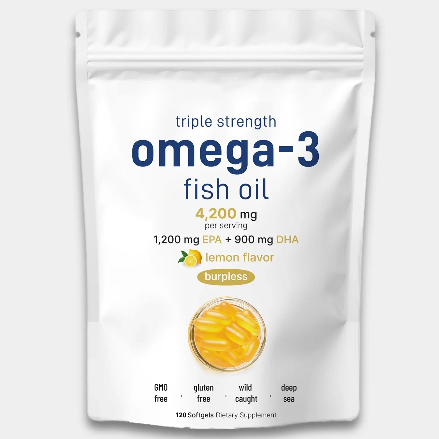 Omega-3 Fish Oil Triple Strength 120 Count