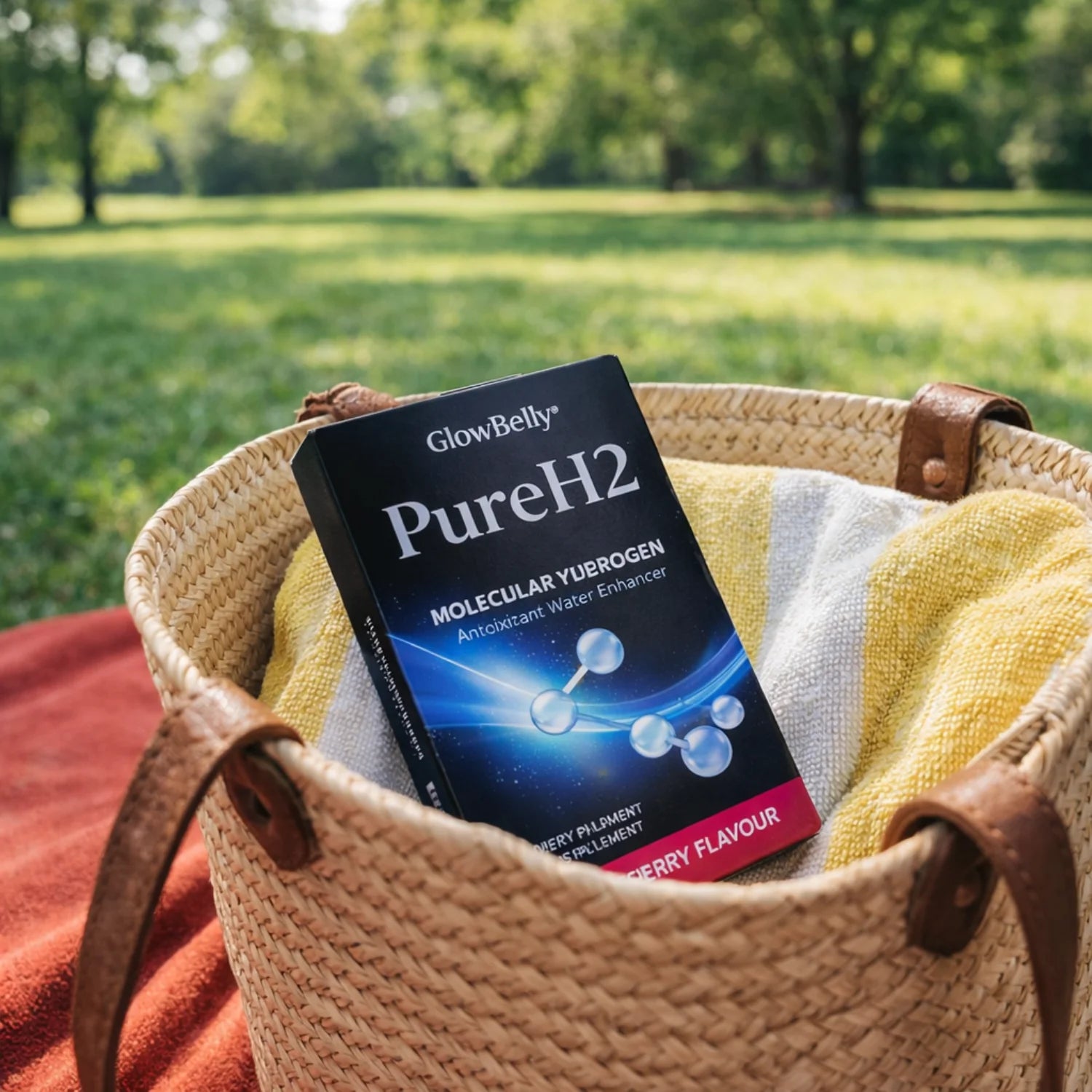 Molecular Hydrogen Tablets H2 Water Enhancer - Raspberry Flavour