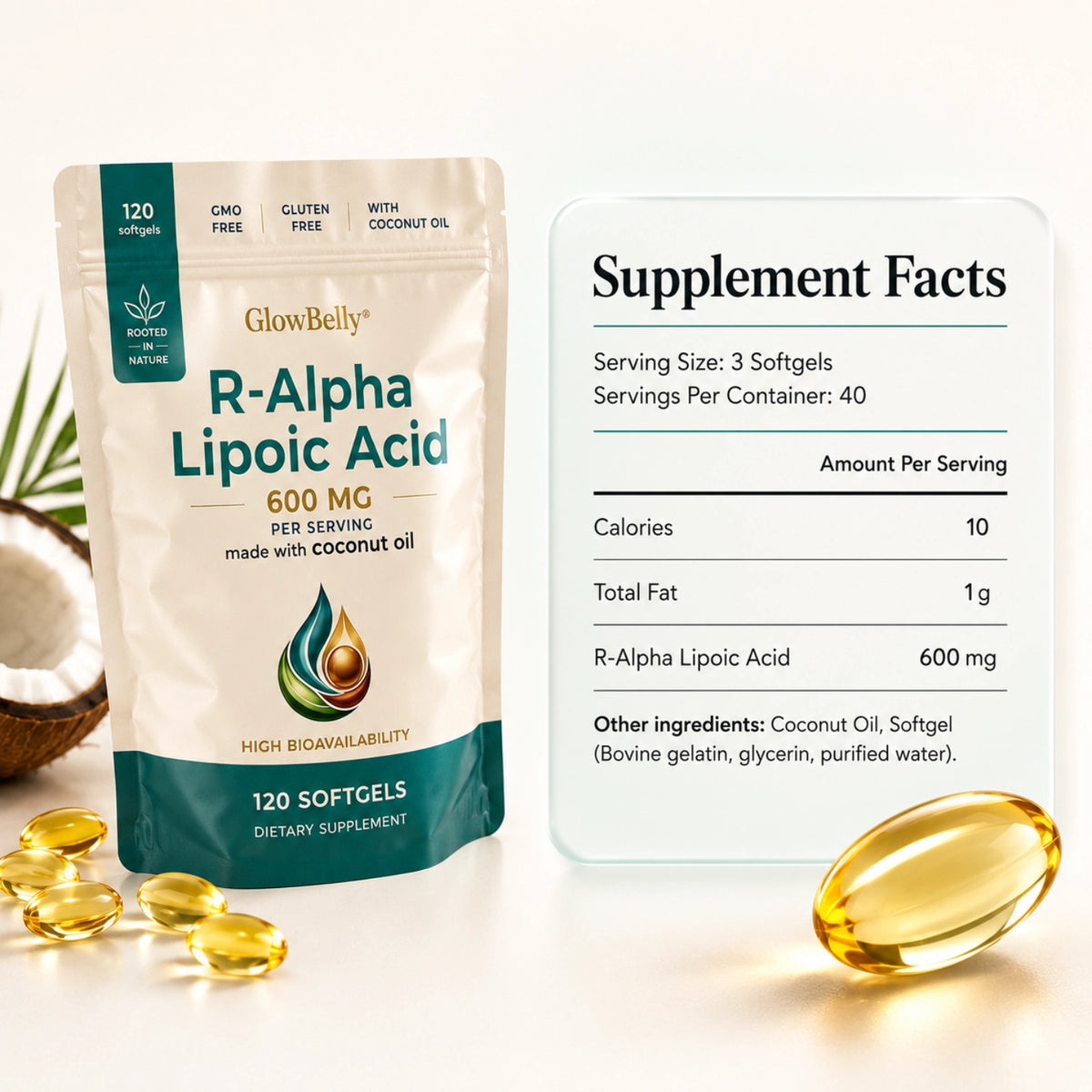 R-Alpha Lipoic Acid Softgels