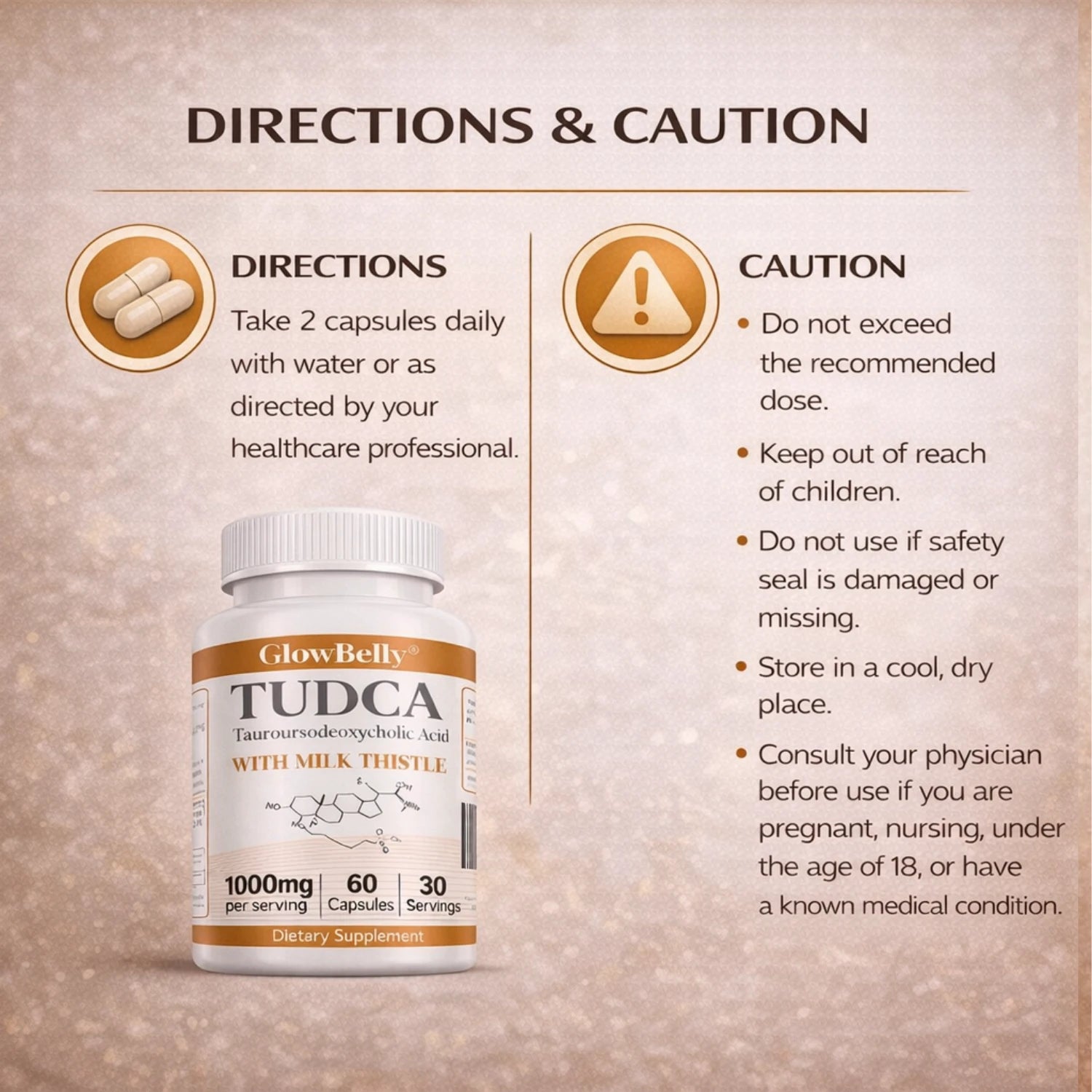 TUDCA & Milk Thistle Capsules