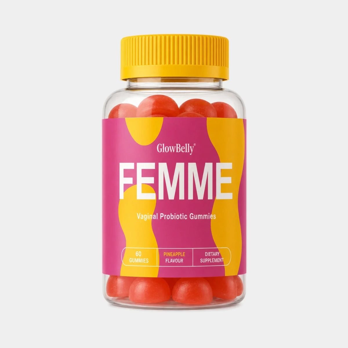 GlowBelly FEMME Women's Vaginal Probiotic Gummies