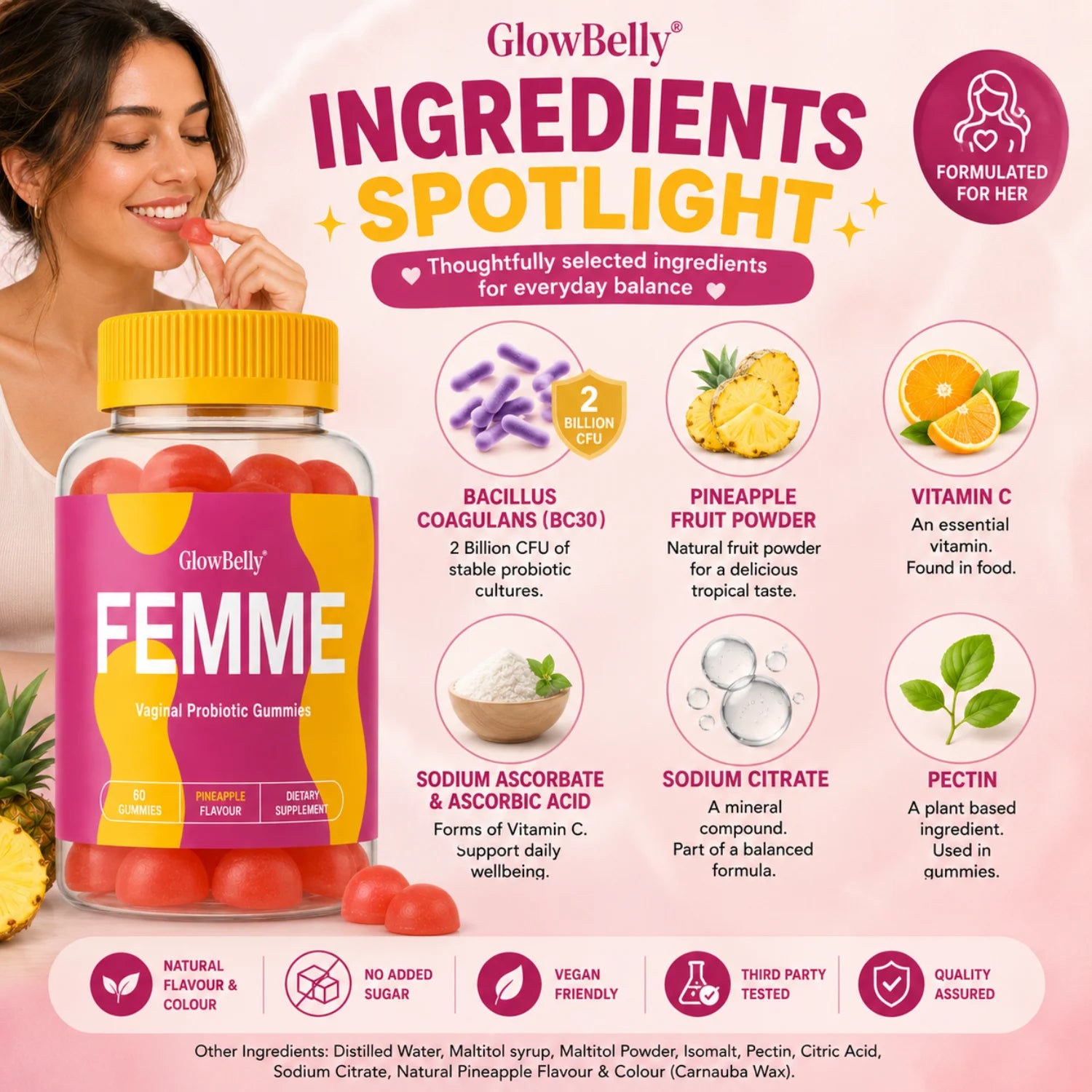 FEMME - Women's Vaginal Probiotic Gummies