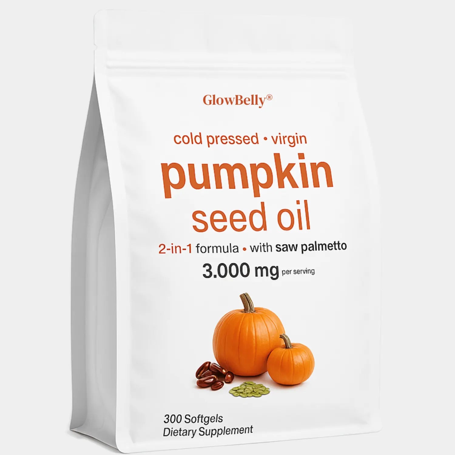Pumpkin Seed Oil + Saw Palmetto - 300 Softgel