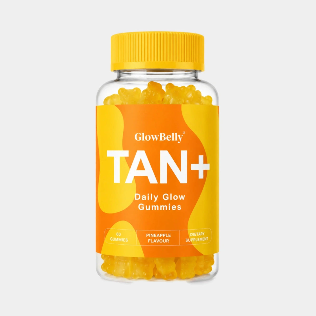 GlowBelly Tan+ Pineapple Tanning Gummies