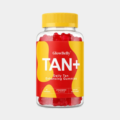 GlowBelly Tan+ Strawberry Gummies