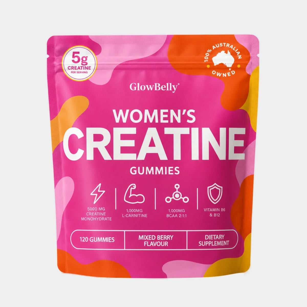 GlowBelly Women's Creatine Gummies